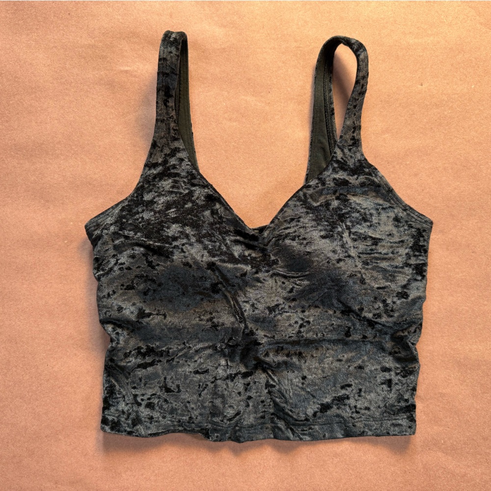 Lululemon Align Tank *Crushed Velvet
Black size 4